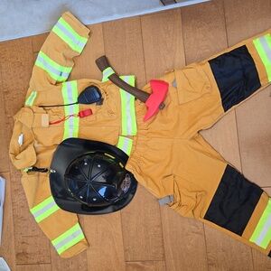 Kids Firefighter Costume 3-4yrs